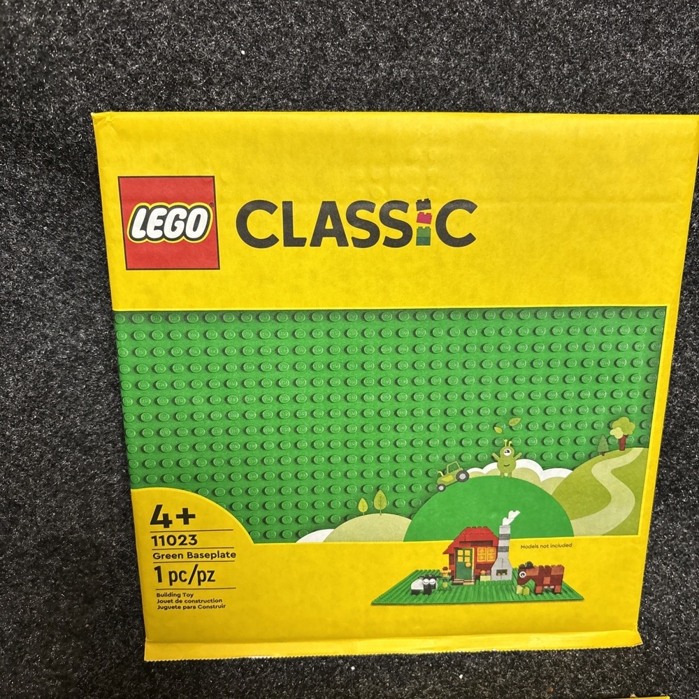 LEGO - 2 Large Baseplate 32 x 32 (10X10") Flat Base Plate - Green ‎ NEW - Picture 3 of 5